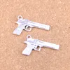 25 pz Argento Antico Bronzo Placcato pistola browning pistola Pendenti E Ciondoli Ciondolo Collana FAI DA TE Braccialetto Braccialetto Risultati 45*20mm