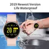 Kw19 Damen-Smartwatch, Herzfrequenzmesser, mehrsprachig, wasserdicht, für Herren, Sport, Fitness-Tracker, Smartwatch für iOS und Android Q0524