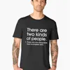 Men's There Are Two Kinds of People polate From Incomplete Data Loose T-Shirt Funny Novelty Saying Casual Men Clothes Tee 210629
