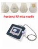 Cartucho de agulha de ouro para miconeedle fracionário RF máquina de cicatriz de acne tratamento estrias remove a pele rejuvenescimento DHL