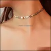 Anhänger Anhänger SchmuckMode Halskette Schmuck Frauen Mädchen Einfache Retro Legierung Fischschuppe Kreative Perlenkette Halsband Halsketten Drop