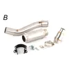Full System Motorcycle Racing Exhaust Escape For Honda CB650F CBR650 CB650R 2019-2020 Front Link Pipe Muffler