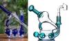 Hookahs Recycler Dab Rigs Fumar tubulação de água Chicha Grosso Glass Glass Bongs Óleo Shisha Acessórios com 14mm Joint Banger