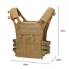 Jachtjassen Groothandel Tan Outdoor Fishing Tactical Carrier JPC Vest Military Body Armor Plate Magazine Paintball Gears