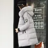 Luźna Kapturem Długie Kobiety Zimowa Kurtka Z Futerkowym Kołnierz Ciepły Gruby Parka Cotton Padded Kobiet Moda Damska Płaszcz Parkas 211018