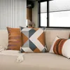 Coussin/oreiller décoratif 2 pièces couleur Caramel lumière housse de luxe 45*45 cm canapé jeter décor à la maison pour coussin de lit de voiture