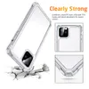 Voor iPhone 11 Case Clear Back Cover voor 12 PRO MAX SE 8 7 Air Armor TPU Beschermende transparante gevallen