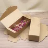 Регулируйте подарочные упаковочные коробки мраморный узор Данные аксессуар упаковочный контейнер белый крафт свадебные вечеринки чайные листья ящики