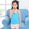 Girls Tank Top Summer Children Shirts T-shirt Candy Color underwaist Sleeveless Kids Tees Baby Undershirt 20220224 Q2