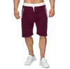 Moda primavera e verão estilo popular shorts masculinos casuais tamanho grande cordão de algodão calças de praia shorts 5 centavos calças esportivas