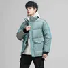 2021 inverno do outono dos homens Nova moda cor gradiente cor coleira para baixo jaqueta clássico casual quente e windproof winter jacket y1103