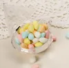 Party Gifts 9*9cm Clear Large Plastic Diamond Candy Boxes Wedding Favor Box Candys Holders Banquet Giveaways SN3873