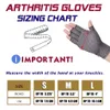 1 parkomprimering Artrit Sporthandskar handskar Stöd bomull Joint smärtlindring Handstång Kvinnor Terapi Armband8520899