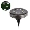 8 LED Solar Jordljus Vattentät Disk Ljus Super Ljus Smart Campinglampa För Lawn Pathway Yard Driveway - Koppar