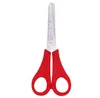 1000 stks Groothandel Plastic Kinderen Cutter Kids Veiligheidsschaar DIY Schaal Ruler Scissor Child Briefpapier Office Student Shears SN3087