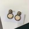 Złote kolczyki damskie designerskie kolczyki dla kobiet obręcze G Earing tygrys wisiorek biżuteria miłość luksusowe szpilki Des Boucles Oreilles Hoop 0113