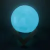 Cross border INS wind hot selling creative home living room bedroom bedside lamp starry sky moon touch pat small night light