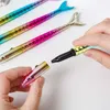 Moda Kawaii Renkli Tie-Boya Mermaid Kalemler Öğrenci Yazma Hediye Yenilik Mermaid Tükenmez Kalem Kırtasiye Okul Ofis Malzemeleri