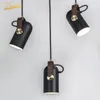 Pendellampor modern spotlight led lampor nordisk retro heminredning hängande lampa sovrum sängkläder butik dekoration ljus fixtur