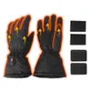 Motorcycle Heated Gloves USB Rechargeable Electric Heated Gloves Winter Warm Waterproof Gloves For Motorbike Racing Riding H1022