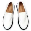 White Rivets Shoes Top Quality Men Loafers Handmade Cow leather Gentlemen Loafers