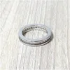 Professional Diamonique Simulated Diamond Rings 18K White Gold Plated Wedding Band Size 6 7 8 Love Forever Ring Accessoarer With J255J