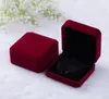90*90*40mm Velvet Jewelry Boxes Sample Bracelet Bangle Gift Box Jewellry Packaging Display