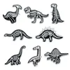 Pins, Brooches 2021 Men's Suit Fashion Trend Skull Dinosaur Skeleton Zinc Alloy Backpack Clothing Animal Pins Jewelry Gifts