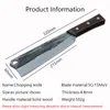 Handschmieden Knochenhacken LNIFE Küchenkochmesser Hackmesser Schneiden mit Holzgriff Chinesisches Fleisch LNIFE Metzger Outdoor Tools301Q