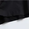 KLKXMYT Англия стиль простой сплошной V-образным вырезом хлопок базовый Harajuku футболка летом футболка женщин-камеретас Верано Муджера вершины 210527