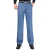 Arrivée Stretch Jeans pour hommes Printemps Automne Mâle Casual Haute Qualité Coton Regular Fit Denim Pantalon Bleu Foncé Baggy Pantalon 211124