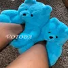 Hausschuhe Frauen Teddybär Winter Warme Plüsch Hausschuhe Innen Flip-Flops Lustige Cartoon Bär Weibliche Weiche Anti-slip