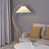 Vintage 1960s geplooide vloerlamp in de woonkamer slaapkamer lampen