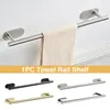 Towel Racks 40cm Rack Storage Bathroom Stainless Steel Modern Self Adhesive Holder Accessories Hanger Rail Wall Mounted Multipurpose