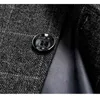 BOLUBAO Business Casual Blazer Uomo Marchio di qualità Moda Giacca scozzese Slim Fit Blazer monopetto Cappotti Uomo 211120