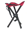 autdootrキャンプのための3本の足のスツールハイキング折りたたみ椅子の椅子を持ち運びに簡単な釣りの便を
