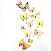 Butterflies Wall Decals 3D Wall Stickers Home Decor Poster for Kids Rooms Adhesive to Wall Decoration Adesivo De Parede 210615
