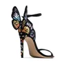 Fashion Summer Embroidery Webster Pumps Designer Sandals Women Luxury Wing Butterfly Gladiators