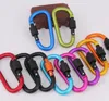 Carabiners Climbing Hiking Sports Outdoors1Pc Outdoor Travel Kit Aluminum Carabiner DRing Key Chain Clip Cam Keyring Drop Deliv7673669
