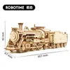 3d Mechanical Model Super Puzzle For Children's day Steam Train DIY Assembly Handmade Wooden Puzzles Kit Wood Car Models Toys Gi