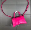 Krokodil struisvogel patroon zandloper avondtassen hot verkoper twee maat met git doos 16 kleuren vrouwen dame lederen crossbody kleine tas