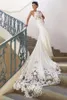 2023 Sexy Country Lace Appliqued Mermaid Wedding Dresses Bridal Gowns Vintage Spaghetti Open Back Beach Bohemian Bridal Gown BM096335T