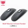 Original Kaabo Wolf Warrior X Front Fender Electric Scooter Spare Parts Protective Mudguard Accessories with KAABO Logo