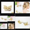 Clips & Barrettes Jewelrybutterfly Hair Clip Headband Hairpin Beauty Lady Aessories Headpiece Hairband Jewelry Ps2132 Drop Delivery 2021 L2Px