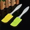 Bake Gadget Silicone tools Soft Spatula Cake Butter Cream Scraper High Temperature Eco-friendly Flat Kitchen Baking Tool DH8511