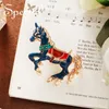 Special Fashion Enamel Brooches Pin Lovely Horse Brooch Bouquet Animal Wedding Jewelry 2021 Gifts for Women S1727B