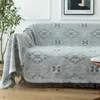 Stol täcker tjockare bomullsoffa täcker filt fast färg icke-halkhandduk för vardagsrumsmöbler dekor tapestry soffa