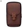 Cüzdanlar vintage bel paketleri çanta erkekler seyahat fermuarlı çanta taşınabilir cüzdan cep telefonu kese basitlik kapağı