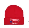 Trump Hat Presidential Election Spring Knitted Wool Caps Adults Supporter Hats Winter Beanies Skull RRB12537
