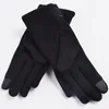 Пять пальцев перчатки женщины сенсорный экран зима осень теплые наручные варежки вождения лыжи ветрозащитный перчатка руки